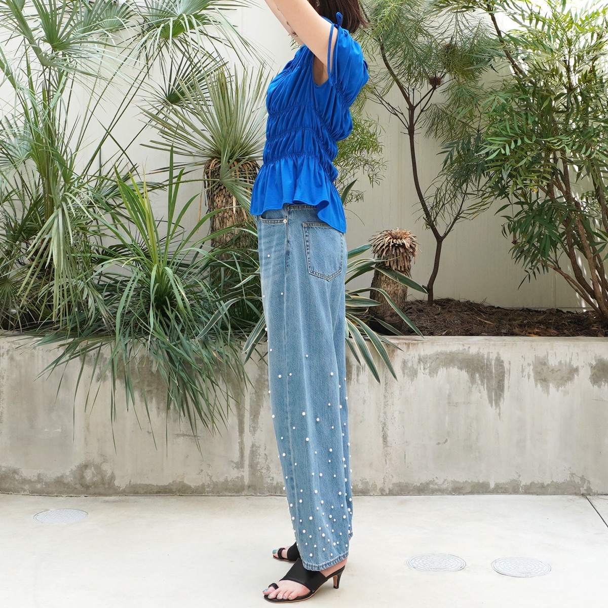 【MACPHEE マカフィ】〈WEB限定〉パンツ