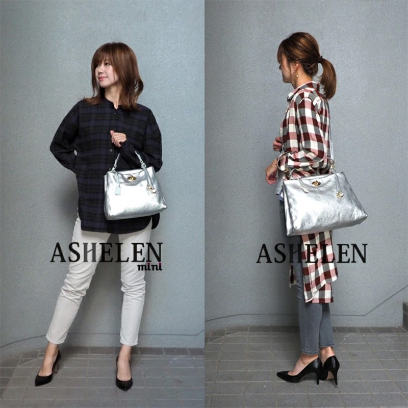 【 ASHELEN アッシュエレン 】バッグ レギュラーメタリック　