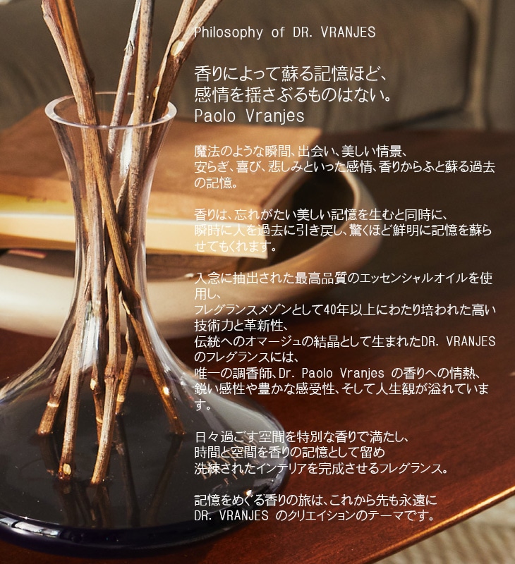 DR.VRANJES ドットール・ヴラニエス】 ディフューザー | ANNE