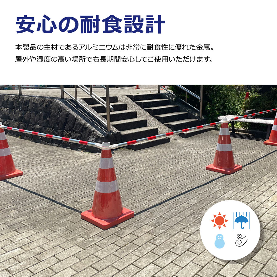 ＜ACB-08T アルコーンバー端部＞1個 2個セット