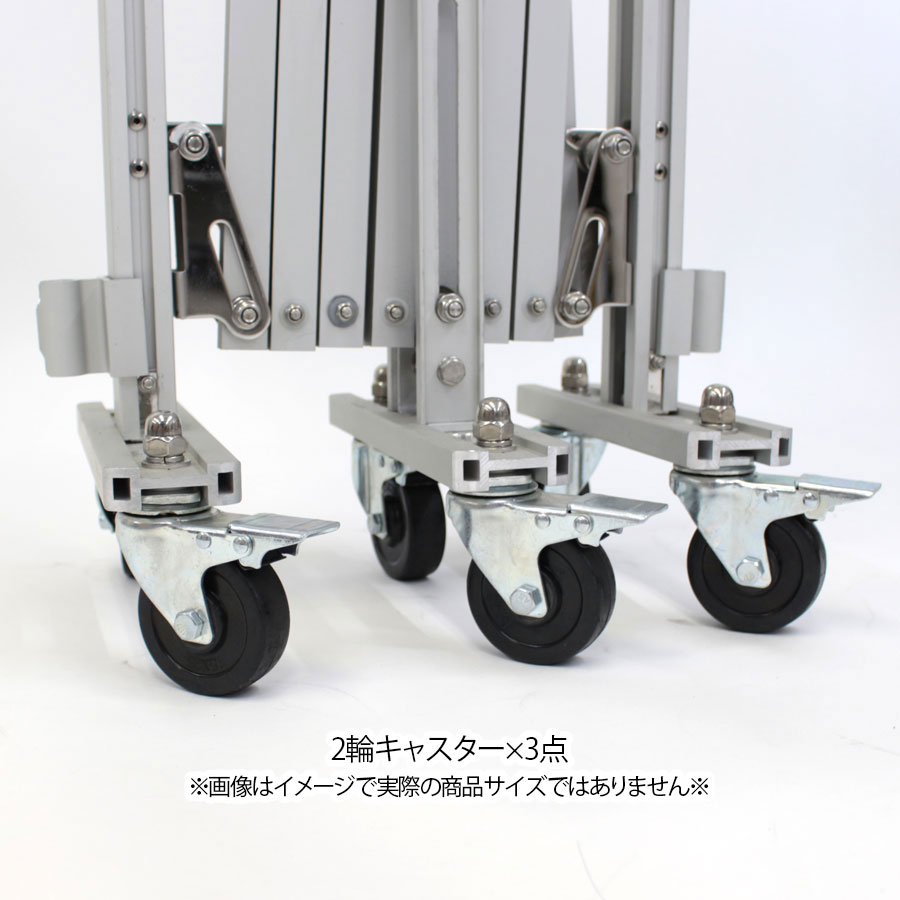 ＜EXG1240N W4m×H1.27m＞アルマックス アルミゲート (社)仮設工業会月刊誌に掲載 【西濃運輸】