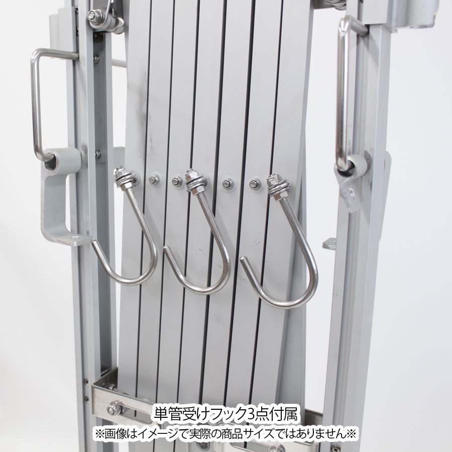 ＜EXG1240N W4m×H1.27m＞アルマックス アルミゲート (社)仮設工業会月刊誌に掲載 【西濃運輸】