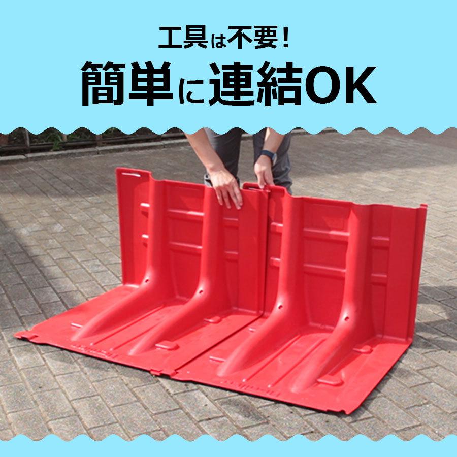 3個セット Stop Tap ストップタップ 止水パネル  樹脂製 止水板 土のう 幅70.5×高さ52.8×奥行68cm