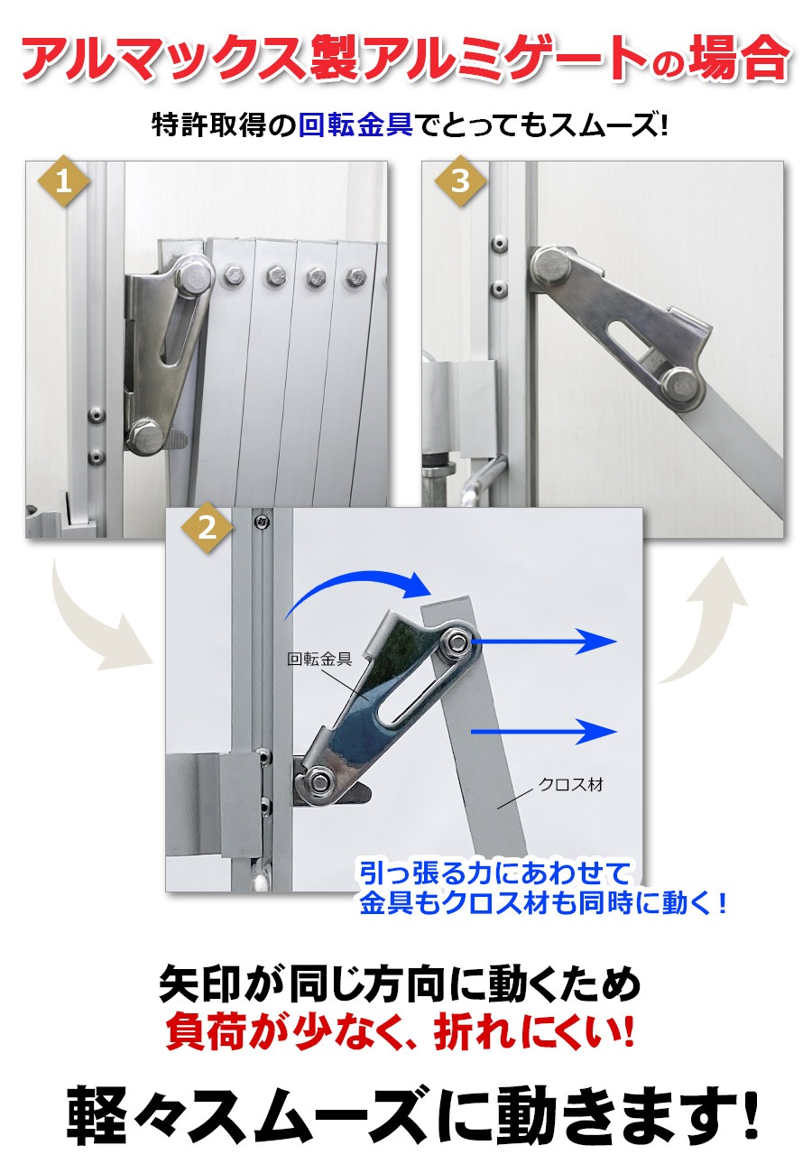 ＜PXG1260N W6.2m×H1.50m＞アルマックス アルミゲート【西濃運輸】