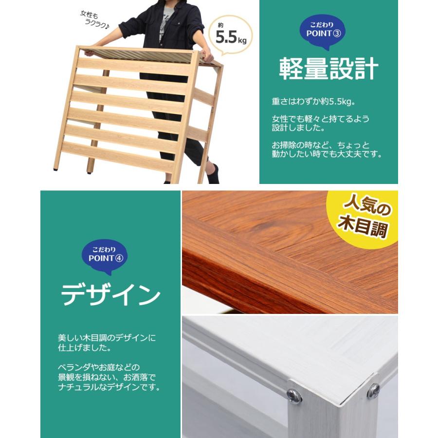 グッドデザイン賞受賞 ＜KB93 アルミ製エアコン室外機カバー（大型サイズ）＞930×380×895mm<br>各サイト最安値目安12,980円～