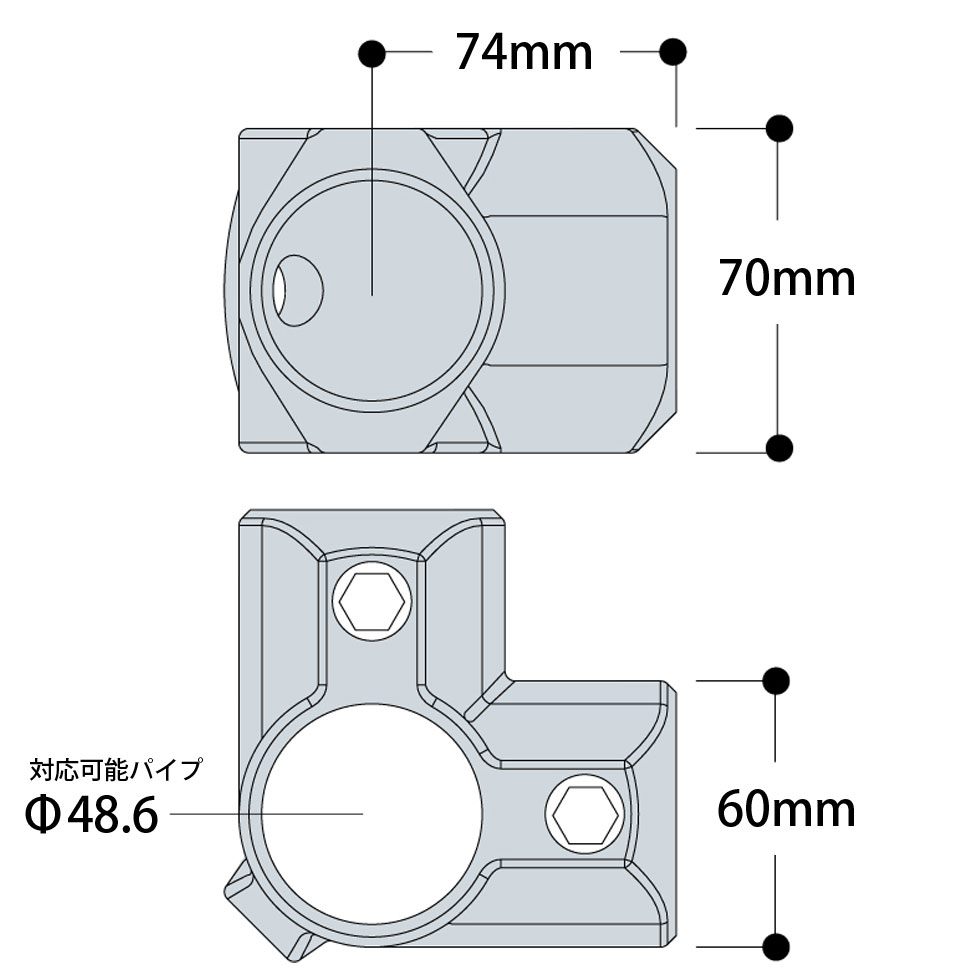 ＜90°コーナージョイント キーライト Kee Lite L21-8＞【土日出荷不可】