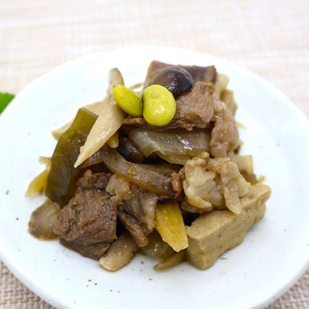 玉ねぎと牛すじ肉の煮物 120ｇ