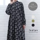 30%OFF礭 ԡ Ĺµ  ǥ 40 50 60 ץ LL ä 100% ߥ եå  indigo ǥ ץ쥼 ե