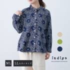 ֥饦 50 ǥ Ĺµ ȥåץ 100%    60 70 ä   ߥ եå  indigo ǥ ץ쥼 ե