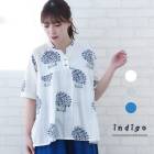 Ⱦµ �֥饦�� ������� ��ä��� �İ��� ��ǥ����� �ȥåץ� �� 40�� 50�� �η����С� A�饤�� ���� ������� 60�� 70�� �����˥å� �ץ��� �ɥӡ����� ��100% �ߥ��� �ե��å���� �� indigo ����ǥ��� ����� �ץ쥼��� ���ե�