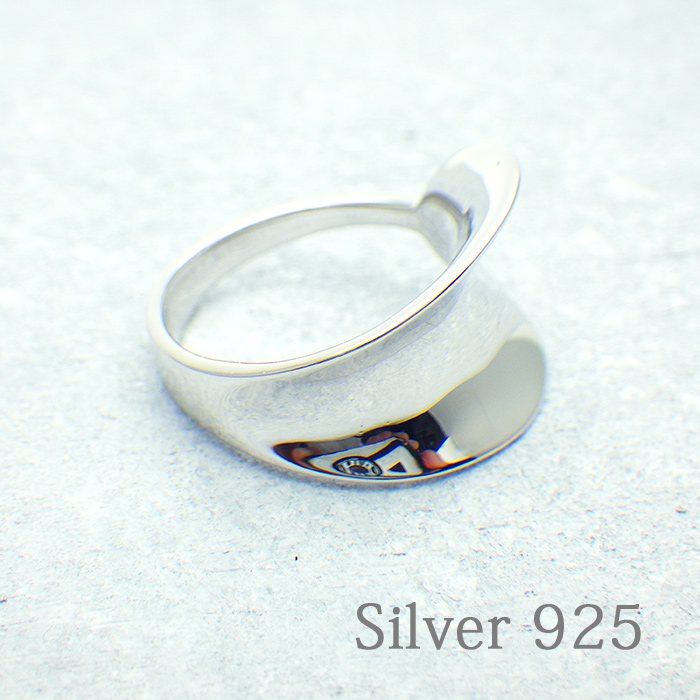 シルバーリング 太め シンプルワイドリング シルバー925 silver925 11