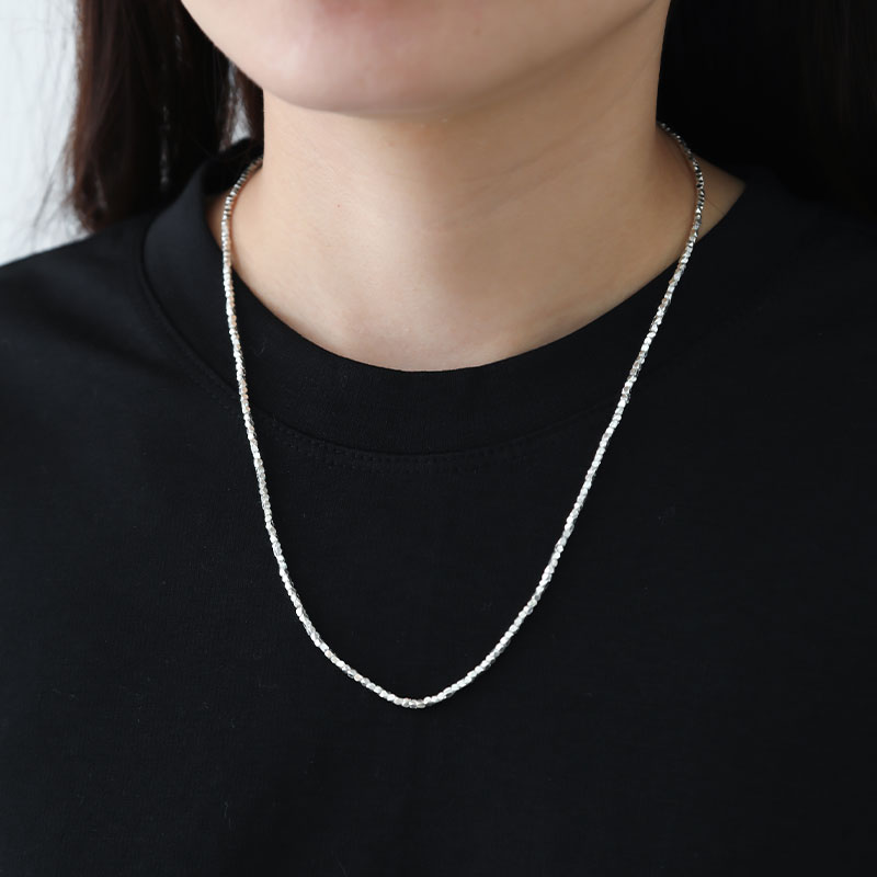 アクセサリー，ネックレス，950，シルバー ネックレス シルバー950 アレルギー対応 クリップチェーン 50センチ