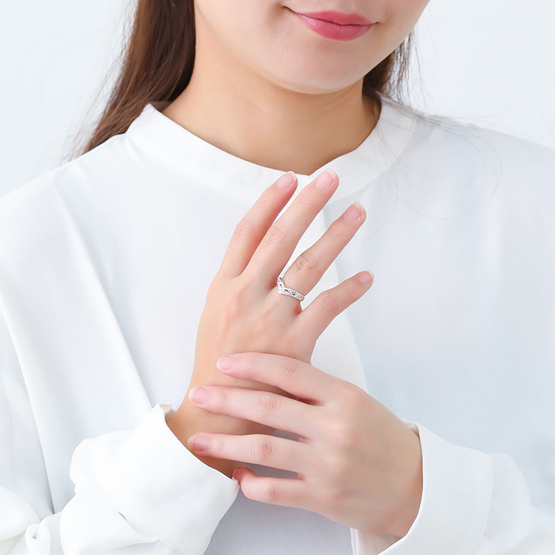 トゥーリング アラベスクティアラ シルバー925 トゥリング ピンキー