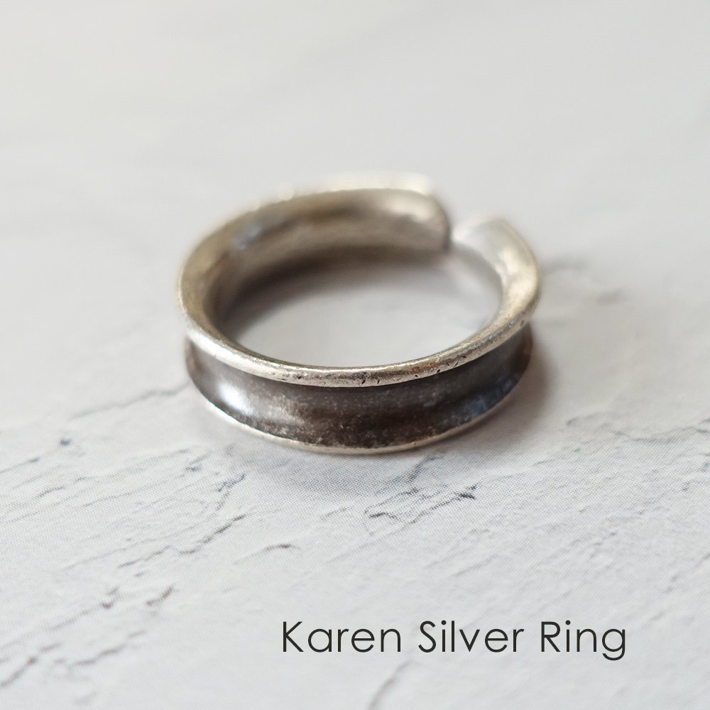 新品 62 All Blues シルバーリング 銀 指輪 カフ 岩 18200