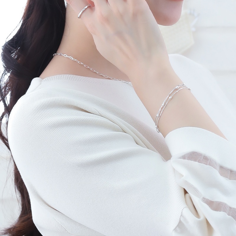 �֥쥹��å� ��ǥ����� ���͡����������� 3Ϣ ����С�925 ��°����륮���б� ���� ��鴶 ��� ���� silver925 ���������꡼ ���奨�꡼ �ץ쥼��� ���ե�
