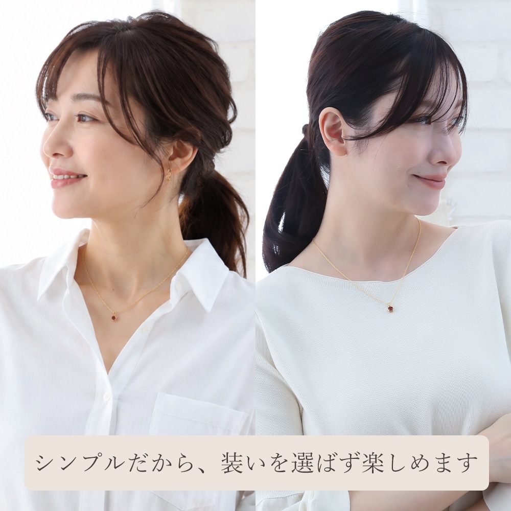 希少✨K18WG 天然石カーネリアン＆羽シェルネックレス 金アレ対応 守護石 ネックレス レディース 天然石 一粒 誕生石 シルバー925 18金 ゴールド