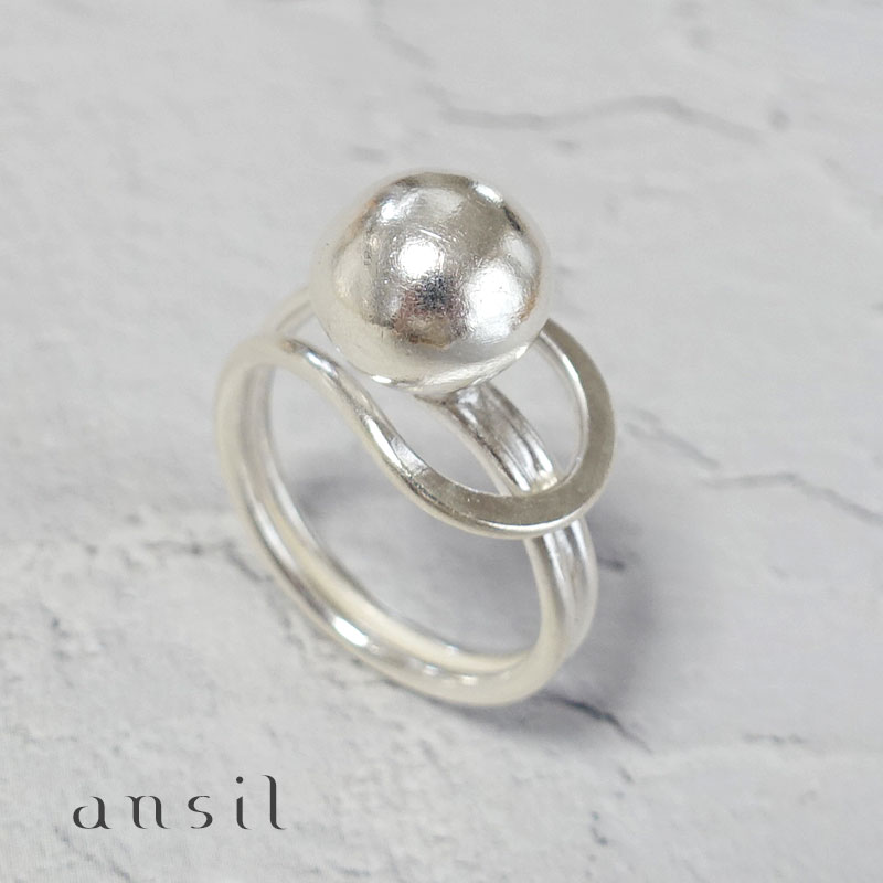 カレンシルバーリング カレンシルバーリング 指輪 レディース メンズ ボール 13号 15号 17号