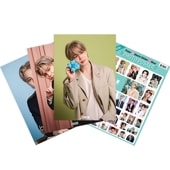 JIMIN ���ߥ� (���ƾ�ǯ�� BTS �Х󥿥�) ���å� - �ե��� �ݥ����� ���å� (PHOTO POSTER SET) [�ݥ�����12�� + ���ƥå��� ���å�1��] 30cm x 42cm SIZE