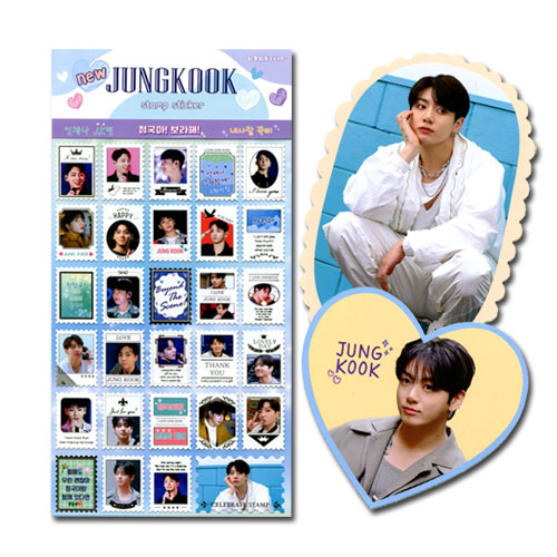 送料無料・速達】 ジョングク JK グク (BTS バンタン) 記念 切手