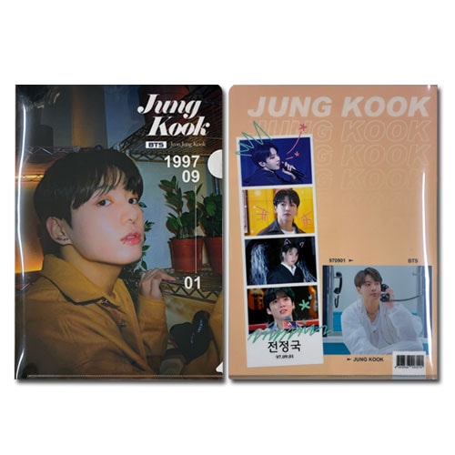 ������̵����®ã�� ����󥰥� JK (BTS �Х󥿥�) ���ꥢ �ե������ / �ե����� (Clear Folder / File) [A4 SIZE] ���å�
