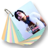 ̵®ã V (ƾǯ / BTS) å - ڹ ñ  å (Korean Word Card) [63ԡ] 7cm x 8cm SIZE