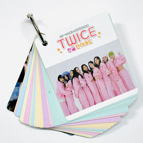 送料無料・速達】 TWICE (トゥワイス) グッズ - 韓国語 単語 カード