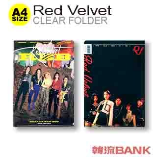 送料無料・速達】 RED VELVET (レッドベルベット) クリア フォルダー 