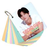 ̵®ã 󥰥 (SEO IN GUK) å - ڹ ñ  å (Korean Word Card) [63ԡ] 7cm x 8cm SIZE