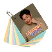 ̵®ã ߥ (LEE MIN HO) å - ڹ ñ  å (Korean Word Card) [63ԡ] 7cm x 8cm SIZE
