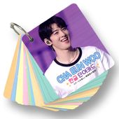 ̵®ã CHA EUN WOO 㥦 (ASTRO/ȥ) å - ڹ ñ  å (Korean Word Card) [63ԡ] 7cm x 8cm SIZE