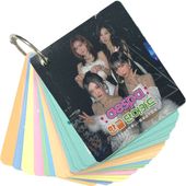 ������̵����®ã��aespa (������) ���å� - �ڹ�� ñ�� ������ ���å� (Korean Word Card) [63�ԡ���] 7cm x 8cm SIZE