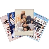 LE SSERAFIM (륻ե) å - ե ݥ å [ݥ12 + ƥå å1] 30cm x 42cm SIZE