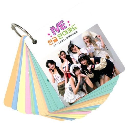 IVE (アイブ) グッズ - 韓国語 単語 カード セット (Korean Word Card