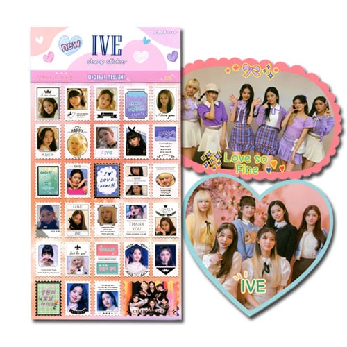 送料無料・速達】 IVE (アイブ) 記念 スタンプ シール ステッカー [29