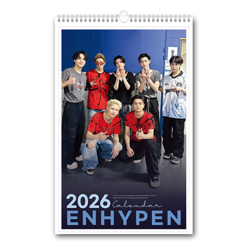 ENHYPEN エンハイプン エナプ 2026年 (令和8年) フォト 壁掛け