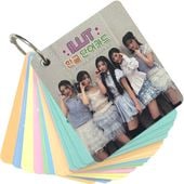 ������̵����®ã��ILLIT (������å�) ���å� - �ڹ�� ñ�� ������ ���å� (Korean Word Card) [63�ԡ���] 7cm x 8cm SIZE