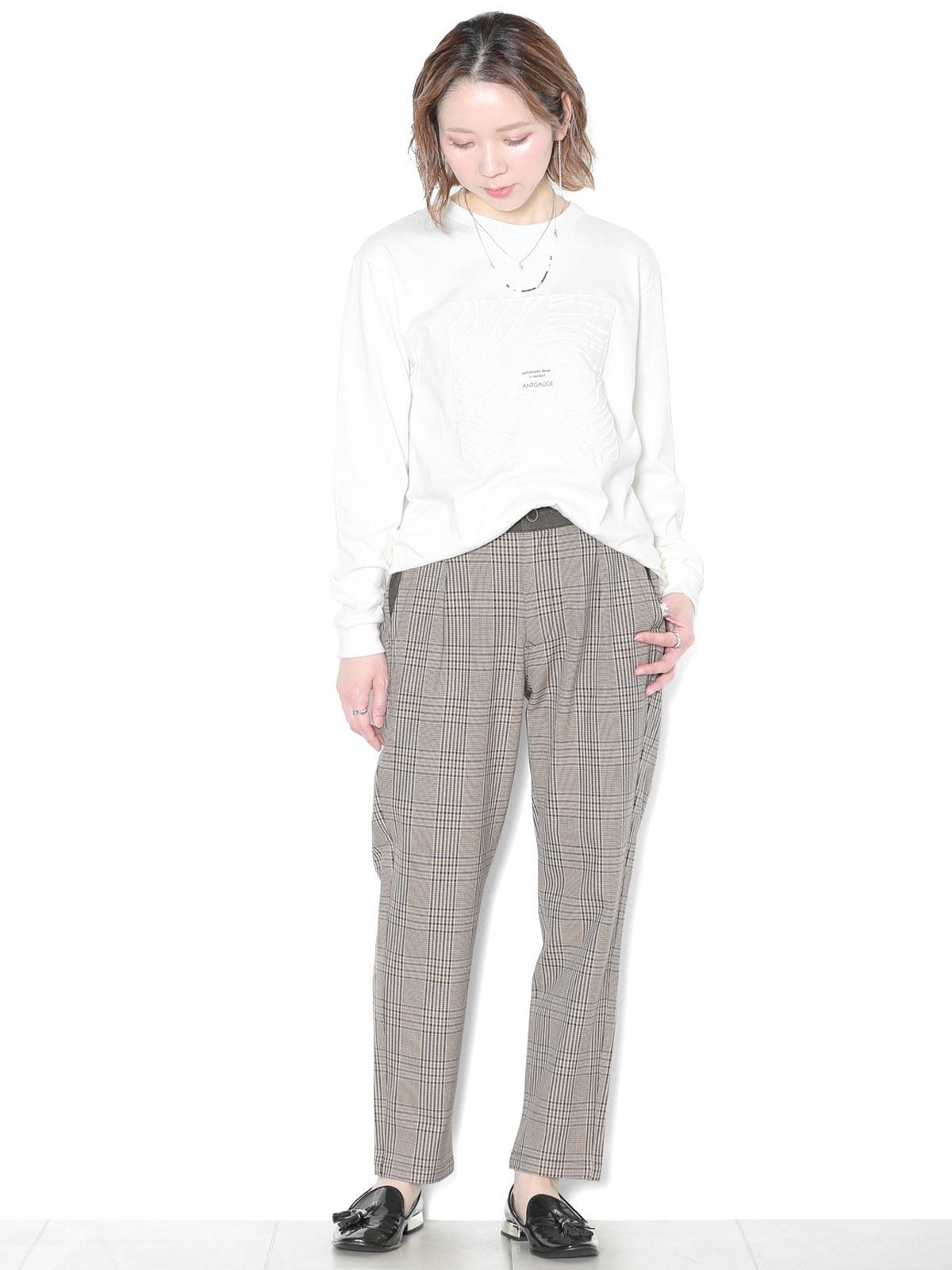 あったか裏起毛チェックトラウザー | ANTGAUGE OFFICIAL ONLINE SHOP
