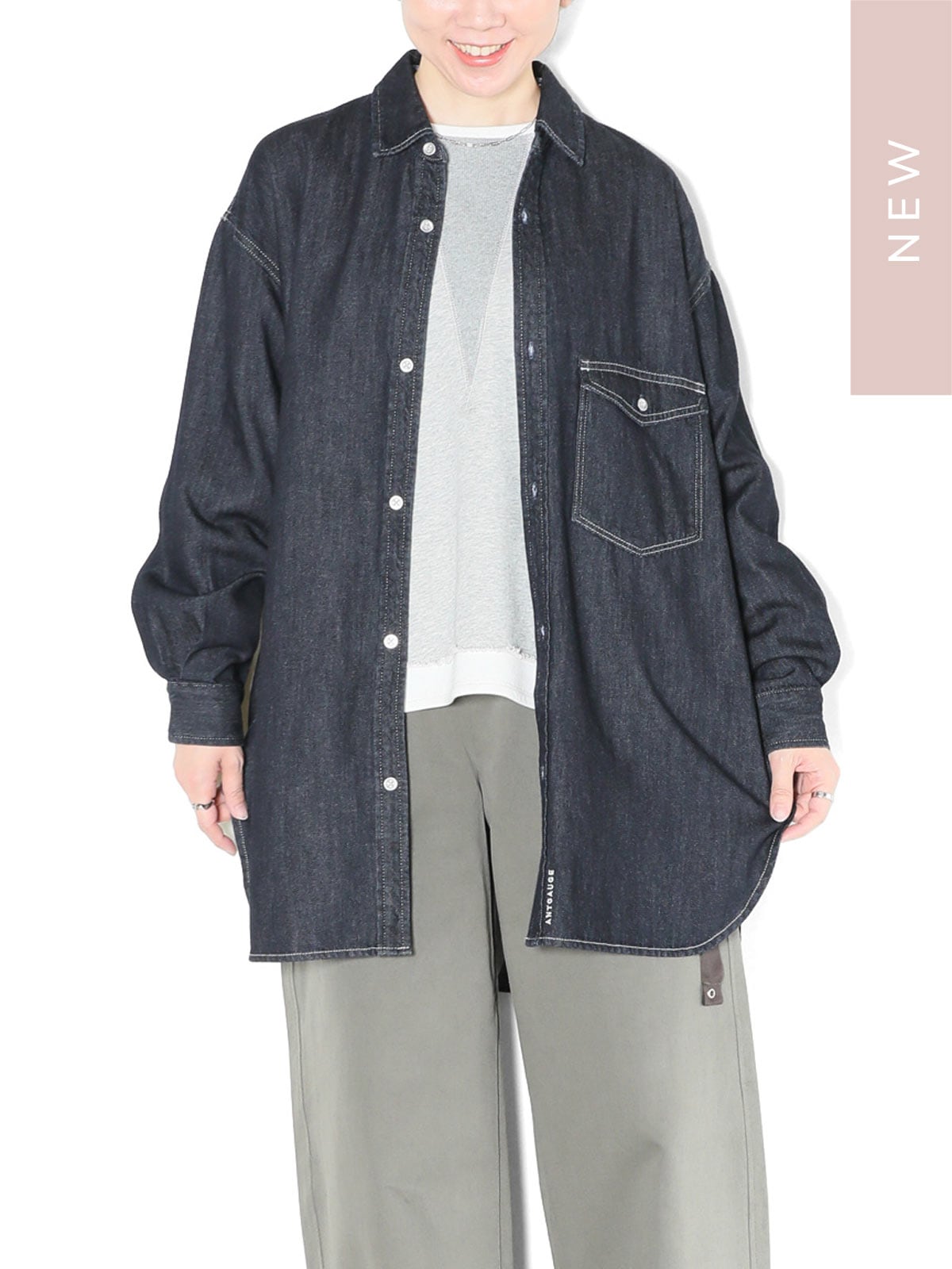 STONE オーバーサイズシャツ 133109 stein / シュタイン】】OVERSIZED