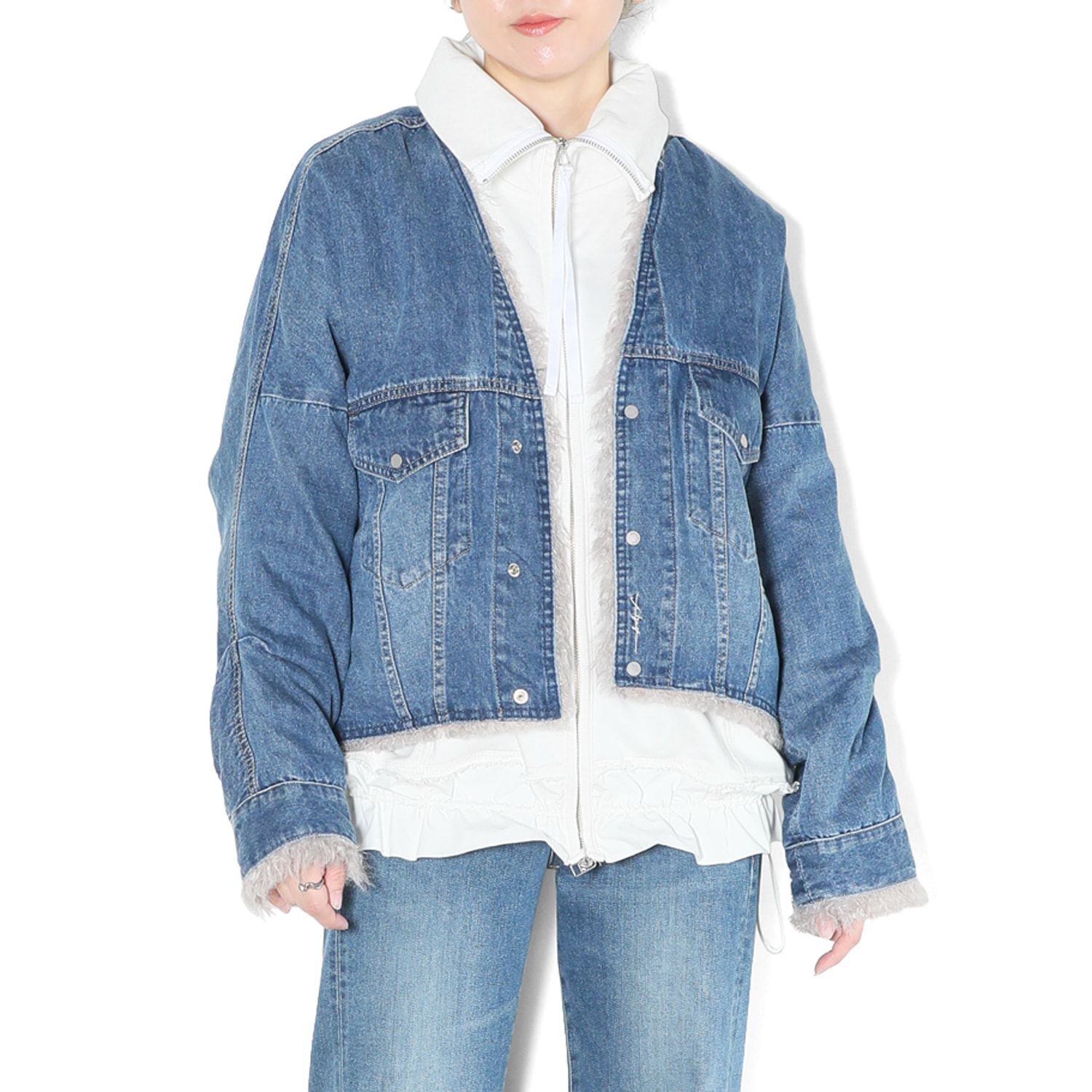 Antgauge アントゲージ ボアライナー付きファーフードモッズコート