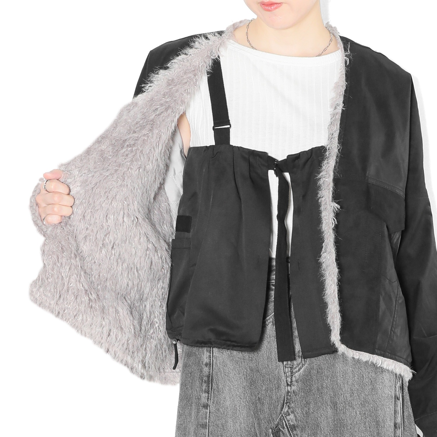 n♡ GIENGE ファー付きソフトレザージャケット 楽天市場】レザージャケット ライダースジャケット フェイクファー