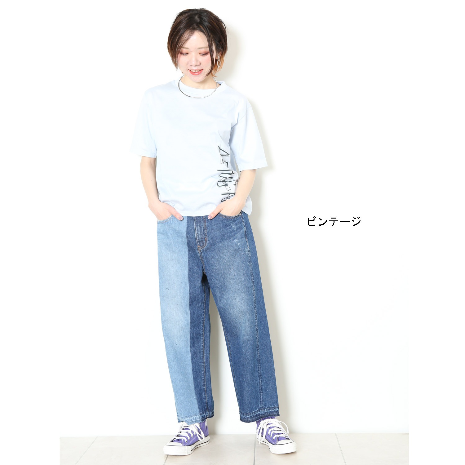 リメイクストレートジーンズ Beth Cropped パンツ Antgauge Official Online Shop アントゲージ公式通販