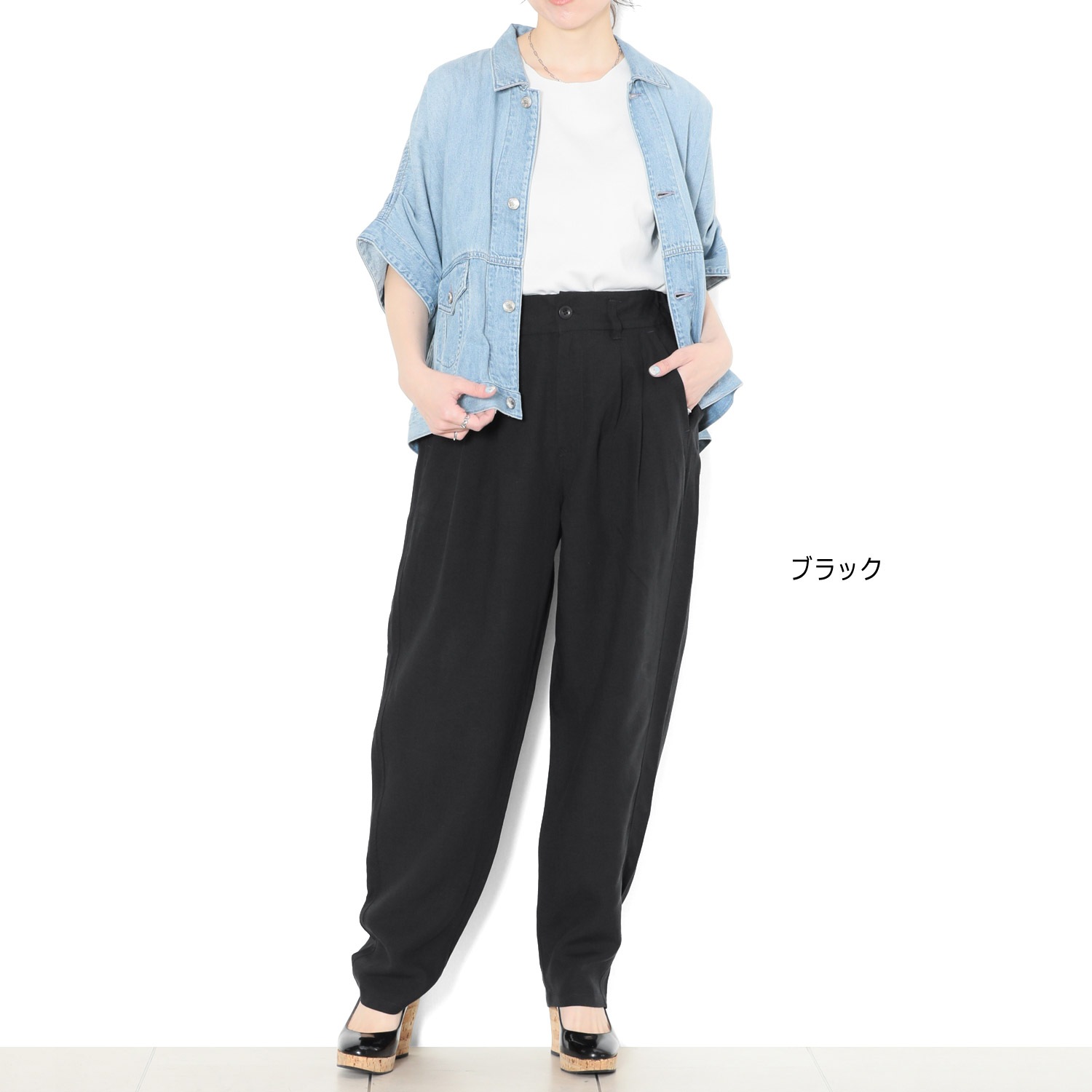 アントゲージ Antgauge IDデニムルーズテーパードカーブトラウザー C2179 ジーンズ パンツ レディース /返品・交換不可/SALE セール ANTGAUGE アントゲージ Antgauge IDデニムルーズテーパードカーブ