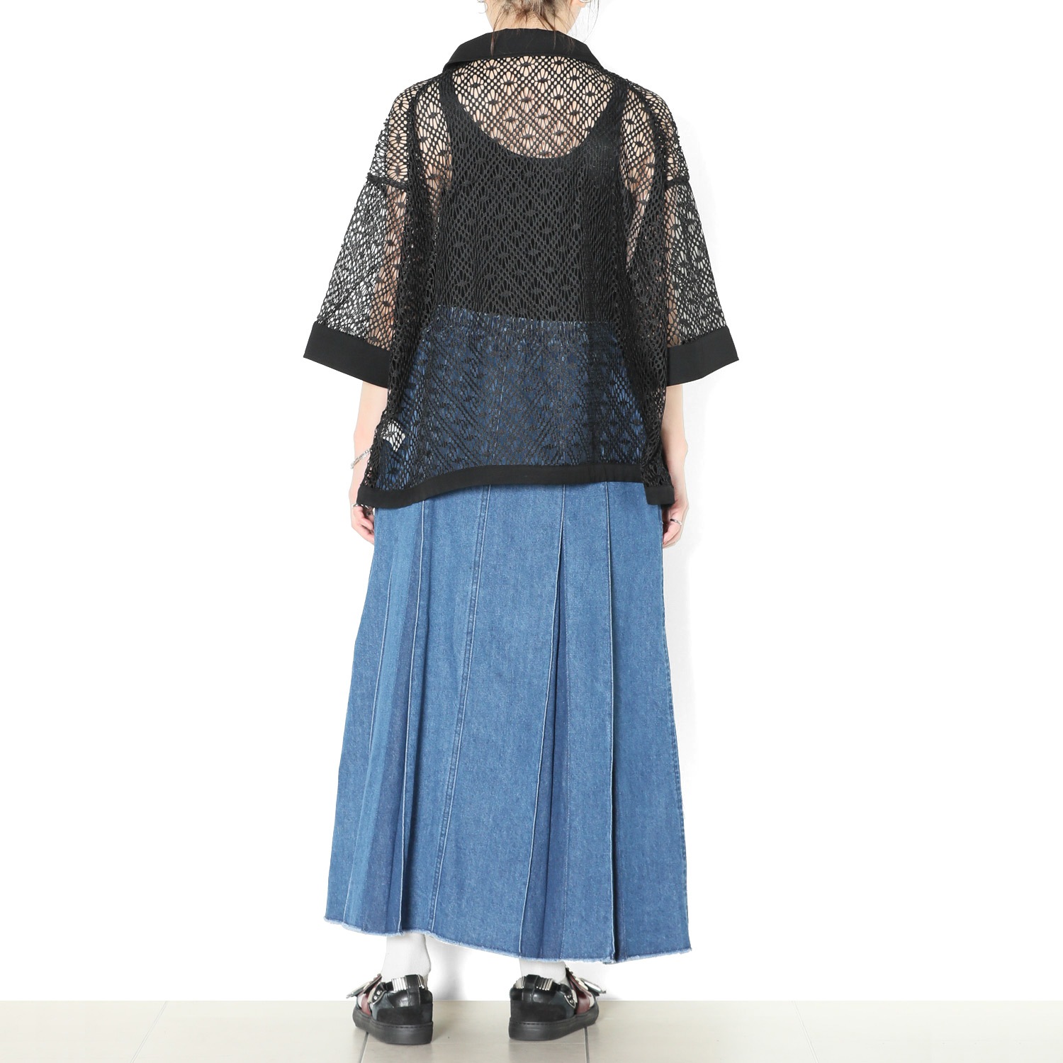 アントゲージ（ANTGAUGE）デニムプリーツスカート 美品 デニムプリーツスカート | ANTGAUGE OFFICIAL ONLINE SHOP