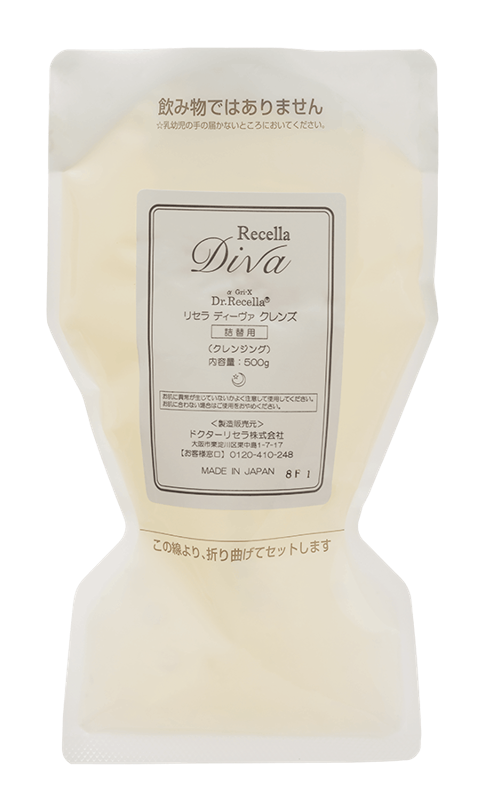 リセラディーヴァ クレンズ詰替用（クレンジング）500g | Dr Recella