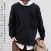 上質素材。生地の表と裏をデザインする。裏毛ブロッキングトップス・再再販。メール便不可