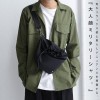 品を残した、大人顔ミリタリー。開襟ミリタリーシャツ・再販。メール便不可