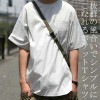 胸ポケット付き 布帛Tシャツ Tシャツ メンズ トップス・(100)メール便可【Z】