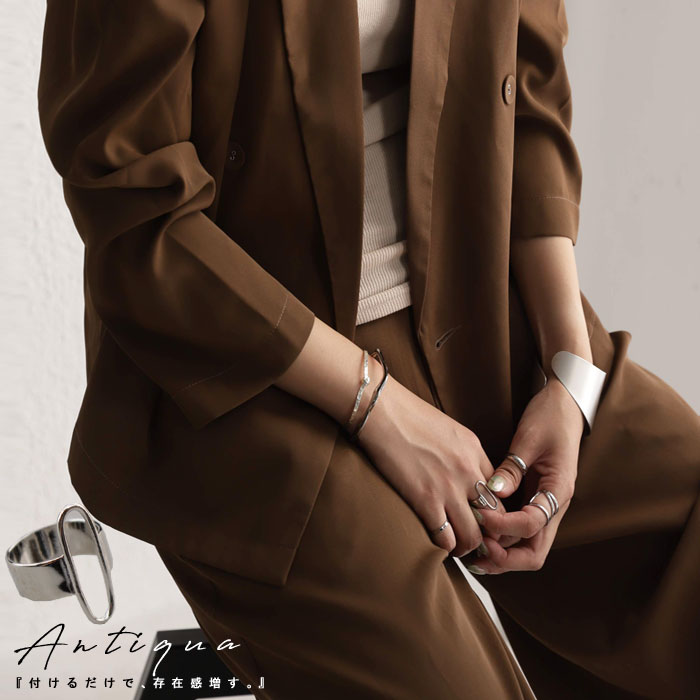 アクセ送料無料 手元を上品に、お洒落に見せる印象的な手元に。デザインリング・(10)メール便可