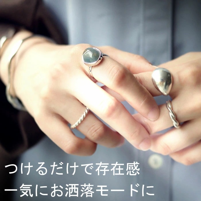 アクセ送料無料 ストーンモチーフリング 指輪 レディース リング ニッケルフリー・再再販。(50)メール便可