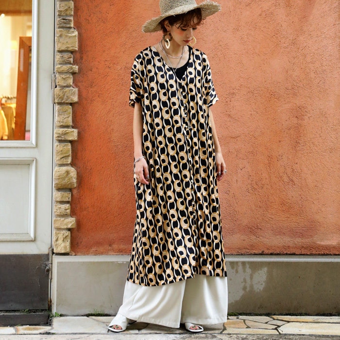 シェルボタンワンピース 送料無料・再再販。メール便不可